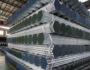 Grooved galvanized pipe