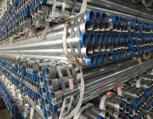 Grooved galvanized pipe